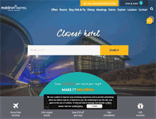 Tablet Screenshot of maldronhoteldublinairport.com